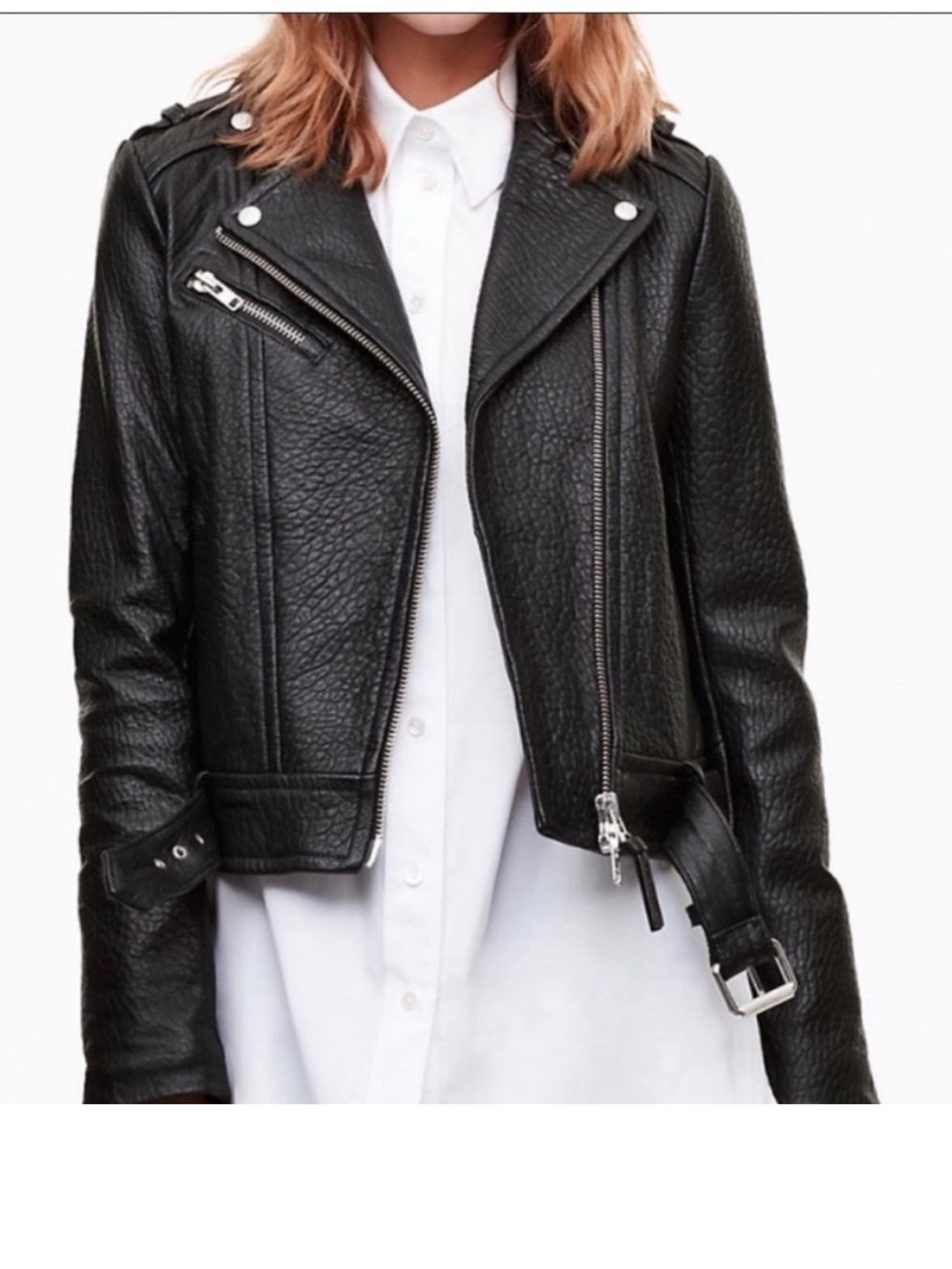 Mackage - exclusively for Aritizia black leather jacket